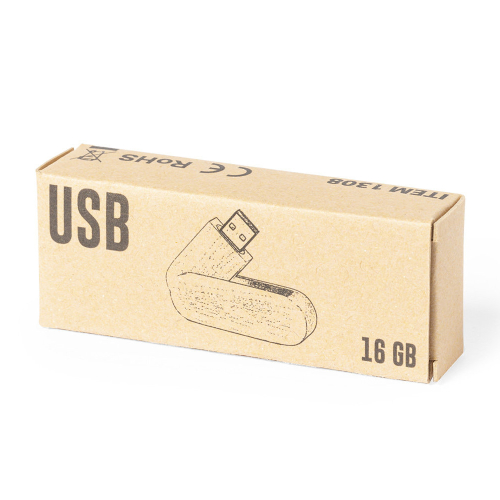Chiavetta USB personalizzata in legno scatola