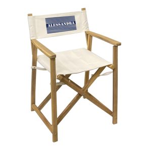 Sedia regista personalizzata adulto navy style Sedia regista personalizzata adulto navy style