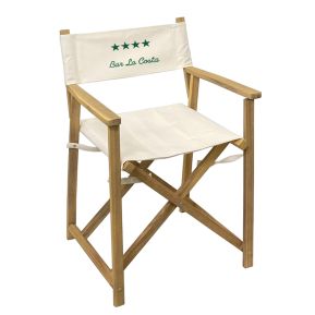 Sedia regista personalizzata ricamata stelle Sedia regista personalizzata ricamata stelle