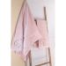 Asciugamano personalizzato rosa cipria con nome
