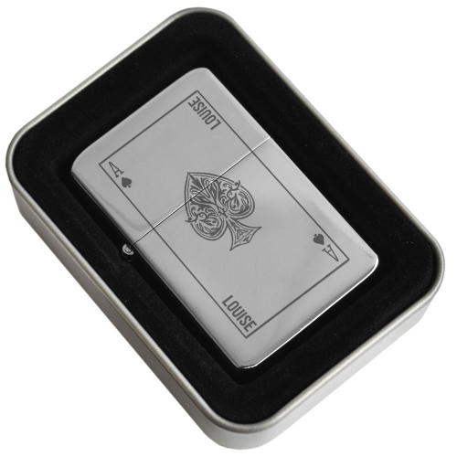 Accendino carte da poker personalizzato