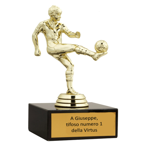 Statuetta trofeo calciatore