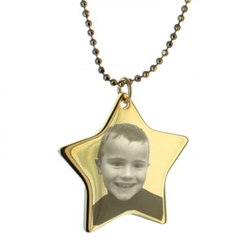 Collana stella foto personalizzabile