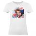 T-shirt donna bianca personalizzata foto