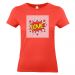 T-shirt donna corallo personalizzata foto
