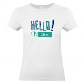 T-shirt donna personalizzata HELLO