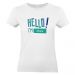 T-shirt Hello bianca