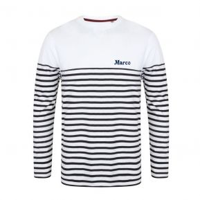 T-shirt a maniche lunghe Navy Style personalizzata