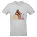 T-shirt uomo grigia personalizzata foto