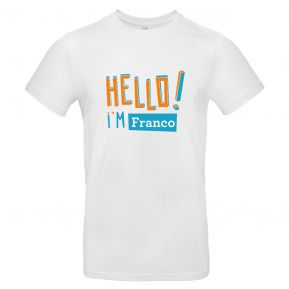 T-shirt uomo personalizzata HELLO