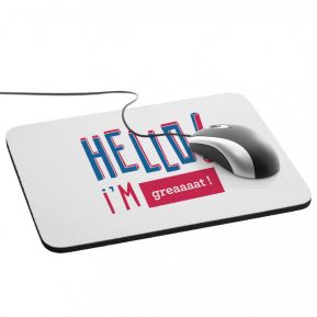 Tappetino mouse personalizzato HELLO