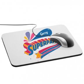 Tappetino mouse personalizzato Superpapà