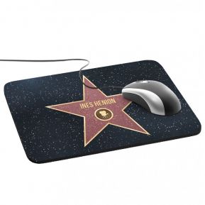 Tappetino mouse personalizzato stella Walk of Fame