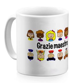 Tazza personalizzata Grazie Maestra Tazza personalizzata Grazie Maestra