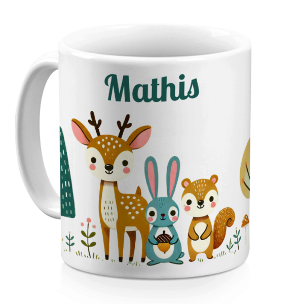 Tazza personalizzata bosco incantato