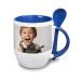 Tazza personalizzata con foto blu