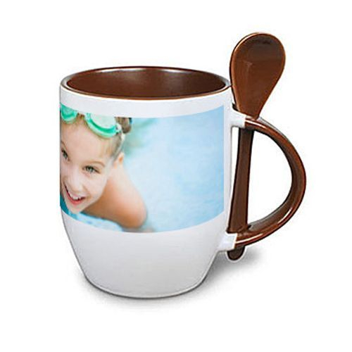 Tazza personalizzata con foto marrone