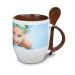 Tazza personalizzata con foto marrone