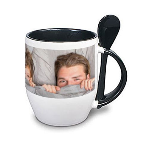 Tazza personalizzata con foto nera