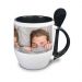 Tazza personalizzata con foto nera