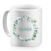 Tazza personalizzata floreale