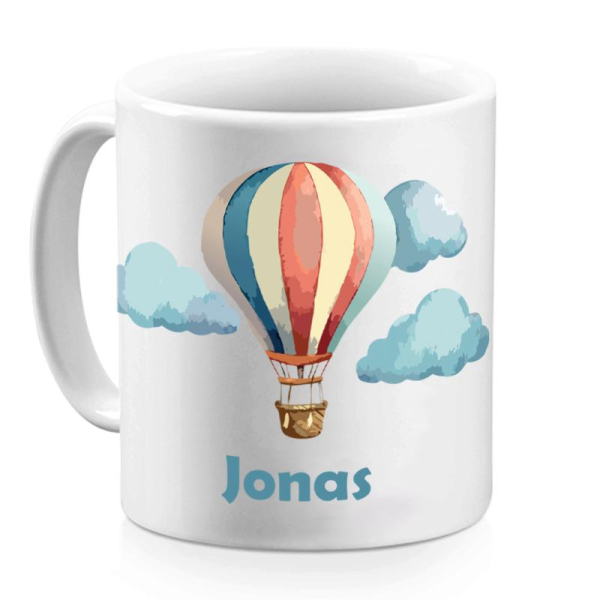 Tazza personalizzata mongolfiera