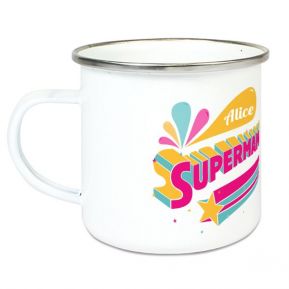 Tazza smaltata Supermamma