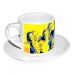 Tazzina da caffè personalizzata pop art