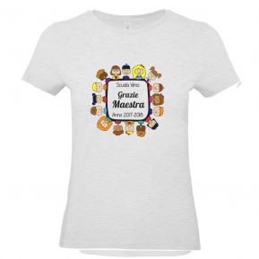 T-shirt da donna personalizzata Grazie Maestra T-shirt da donna personalizzata Grazie Maestra