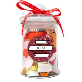 Barattolo di vetro personalizzato nastro Barattolo di vetro personalizzato nastro