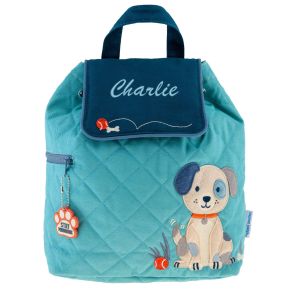 Zainetto personalizzato Cagnolino blu