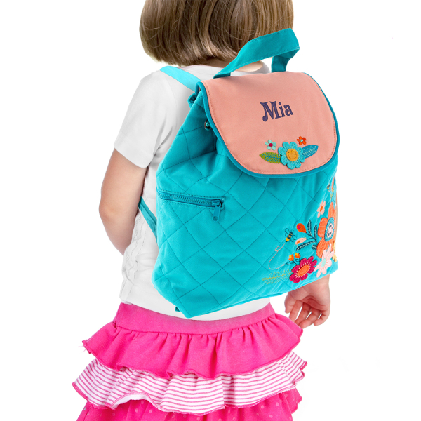 Zaino personalizzato con fiori