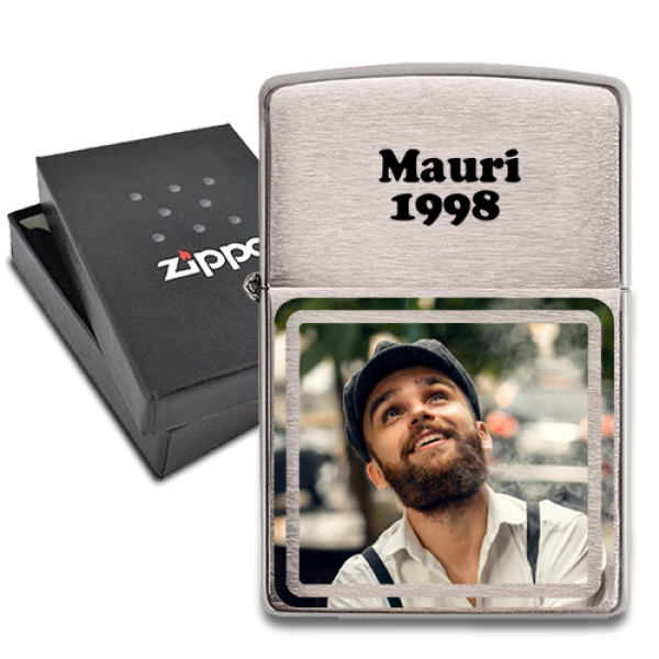 Zippo stampa foto