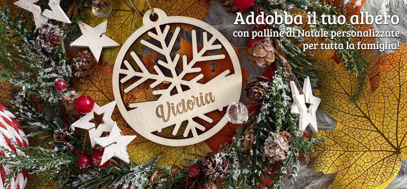 Palle di Natale personalizzate