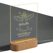 Luce notturna in plexiglas personalizzata Battesimo o comunione