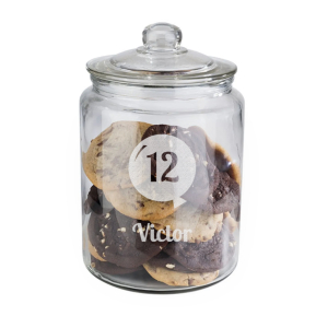 Barattolo di vetro personalizzato compleanno