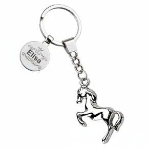 Portachiavi cavallino personalizzato
