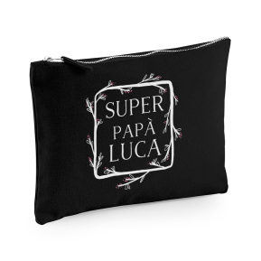 Pochette multiuso cornice floreale