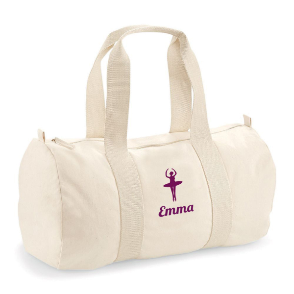 Borsa sportiva stampata con nome e cognome