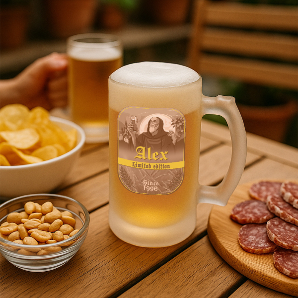 Chope di birra personalizzata Trappista