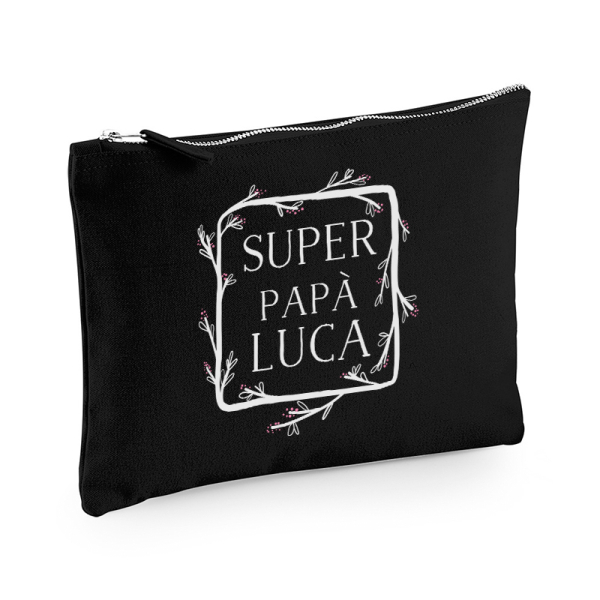 Pochette multiuso cornice floreale