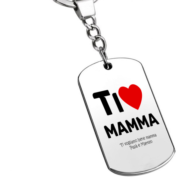 Portachiavi foto mamma