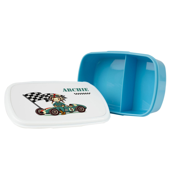 Portamerenda stampato colorato pilota Formula 1