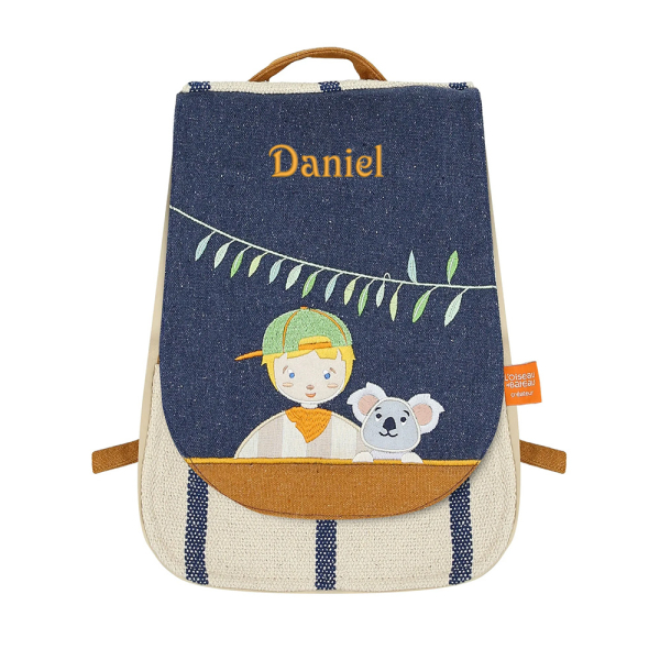 Zaino personalizzato con bambino e koala