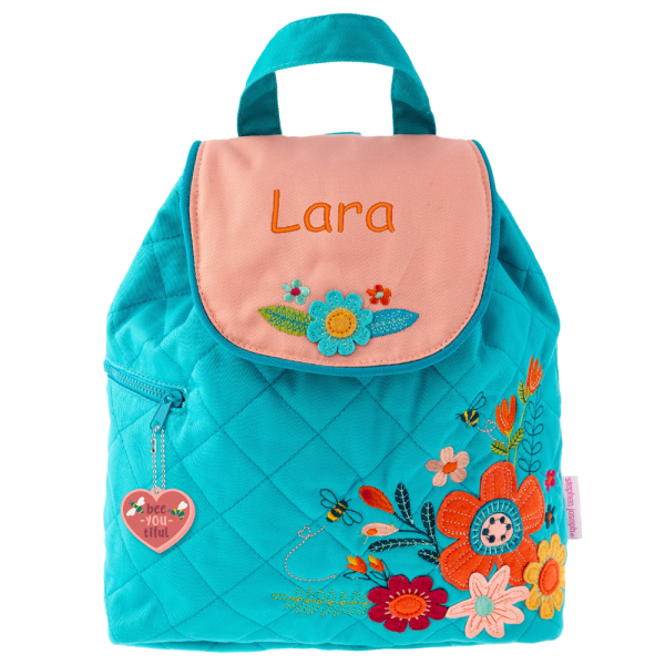 Zaino personalizzato con fiori