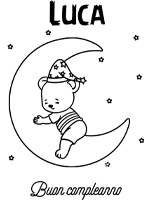 Orso sulla luna