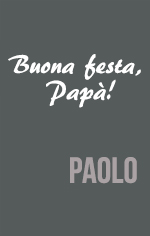 Buona festa Papà