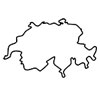 Cartina Svizzera