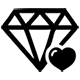 Diamante cuore