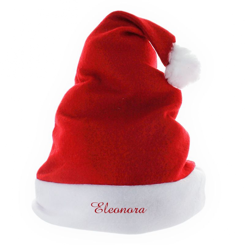 Inn growth surface Cappello natalizio per bambini con nome | Calze e cappelli natalizi